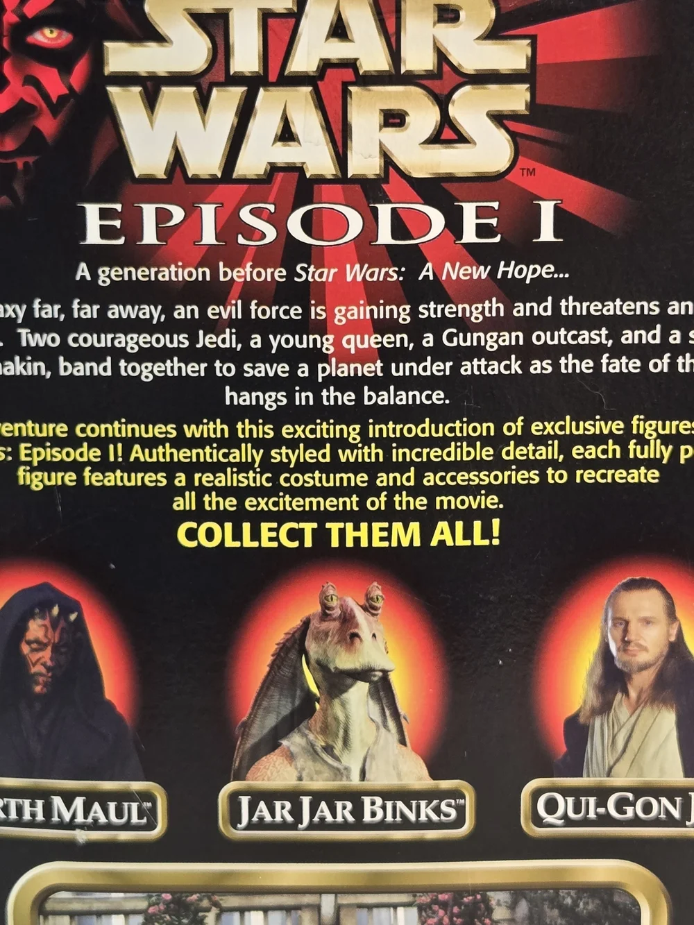 Vintage Star Wars Episode 1 Qui-Gon Jinn 12